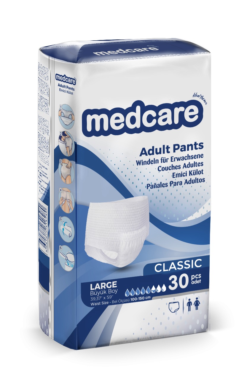 Підгузки-трусики для дорослих Medcare Classic Large (L), 30 шт